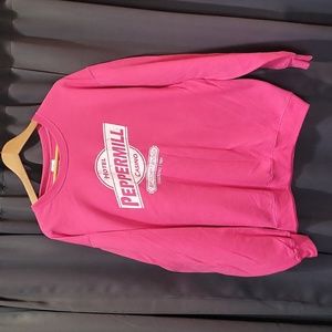 PORT COMPANY WOMEN'S PINK PEPPERMILL SWEATSHIRT. XL /NWOT